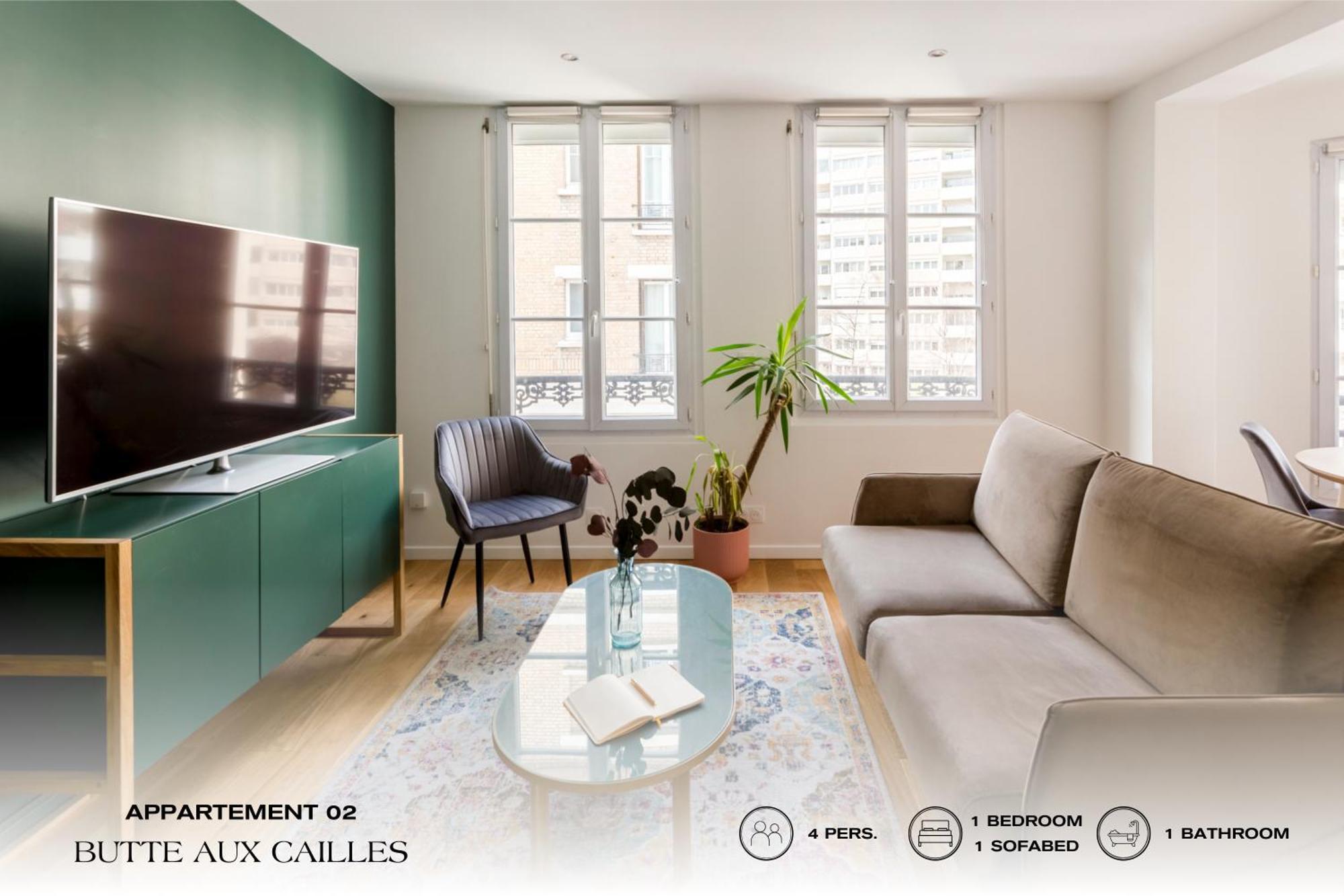 Ferienwohnung Beauquartier - Butte Aux Cailles I Paris Exterior foto